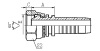 22612 BSP FEMALE 60° CONE HYDRAULIC HOSE FITTING PIPE FITTING COUPLING