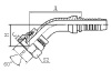 22641/22641-W/22641-T 45° BSP FEMALE 60° CONE HYDRAULIC HOSE FITTING PIPE COULPING