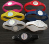 Silicone Energy Bracelet with hologram stickers