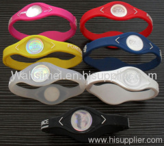 Silicone Energy Bracelet with hologram stickers