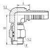 15691KSW 90° NPT SWIVEL MALE HYDRAULIC HOSE FITTING PIPE FITTING COUPLING