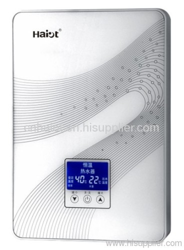8,000W High power bathroom temperature setting instant electric water heater(white)