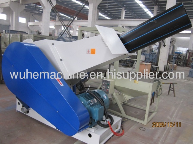 plastic PPPEPVCPPRABS pipe crusher 