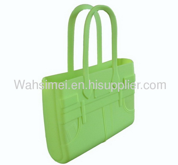 High quality silicone handbag for shoping with fashional design