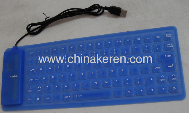 Fashion flexible silicone 85 key keyboards
