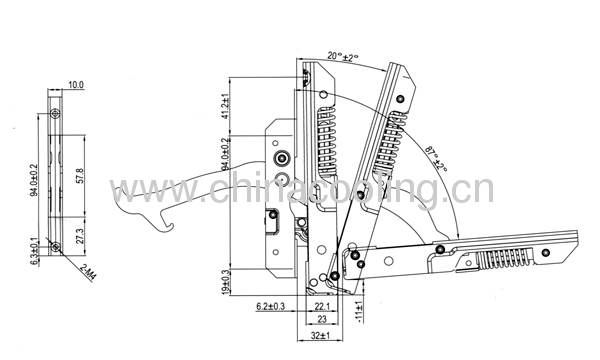 Oven hinge China manufacturer