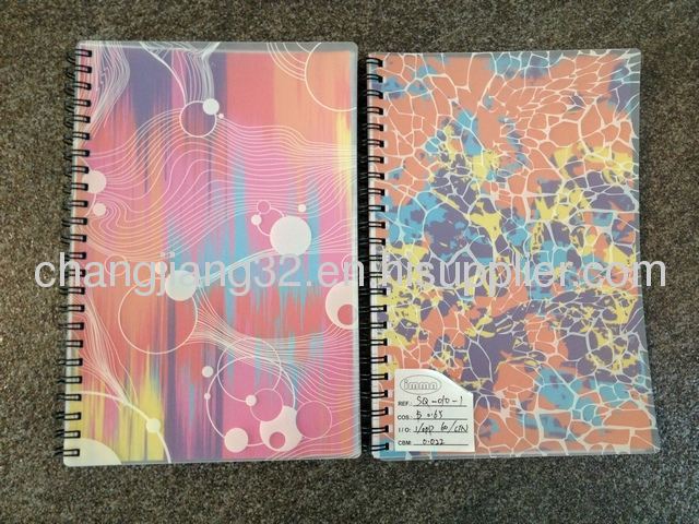 PP cover double wire-O Notebook