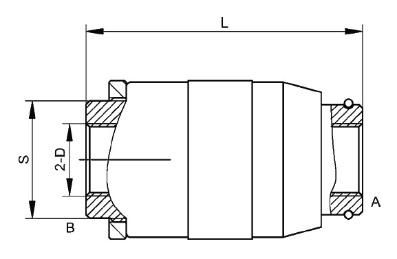 VURF flow control check valve