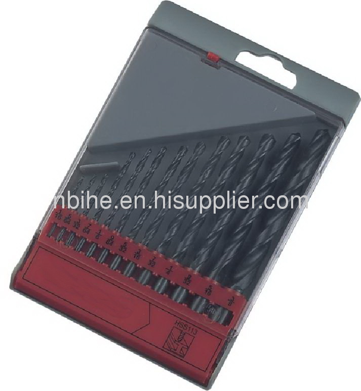 HSS STRAIGHT SHANK TWIST DRILL BIT,ANSI B94.11 BLACK OXIDE