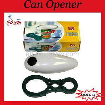 Can Opener One Touch,with 2*AA(1.5V)Battery/New ABS Materialand Easy To take/Battery Can Opener