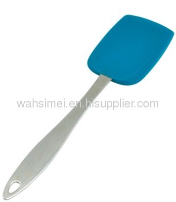 Eco-friendly heatproof silicone turner with different Handle 