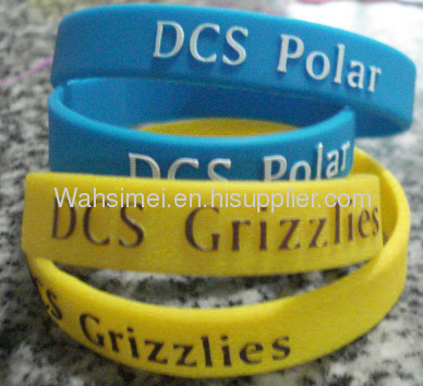 Most Special and Lovely printed silicone wristband