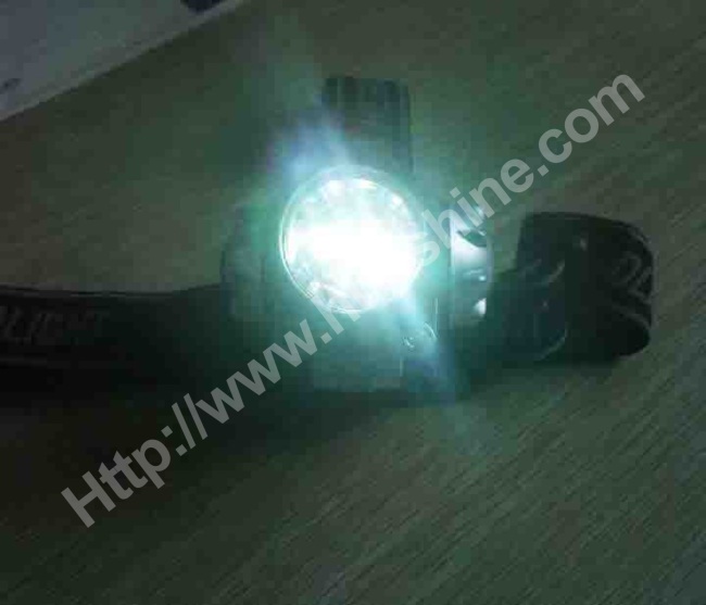 7white+2red led headlamp