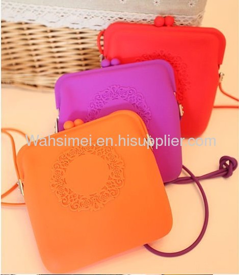 2012 top fashion silicone handbag for promotion