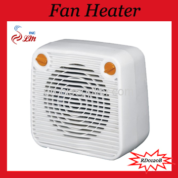 Table Fan Heater/2,000W Fan Heater/Adjustable Thermostat/Overheat Protection Fan Heater