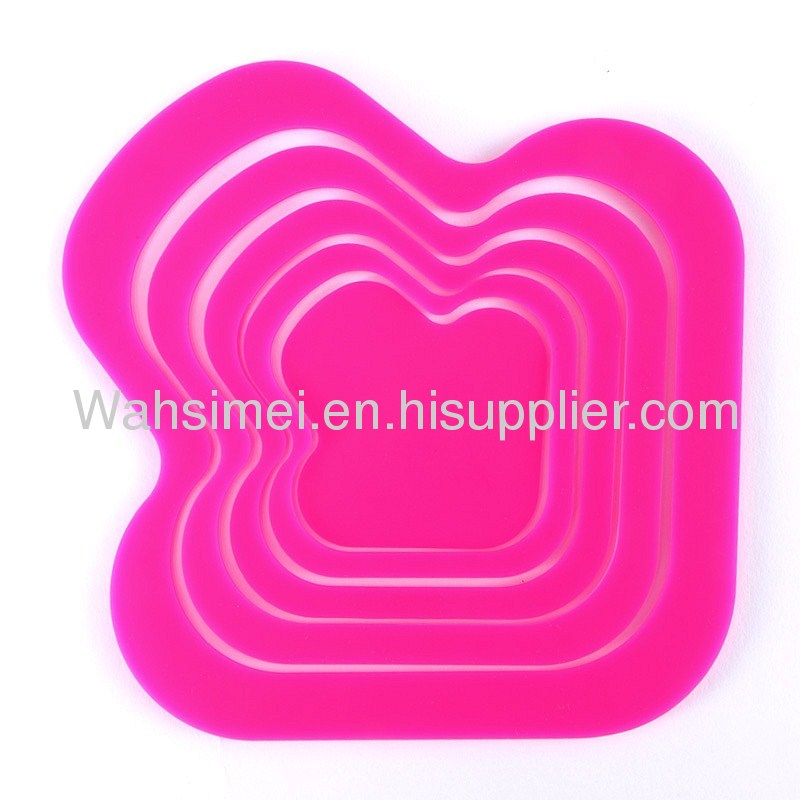 High quality cup heat resistant silicon mat