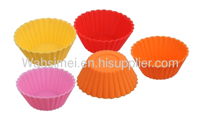 Cute design of silicone cake mould cookie cup
