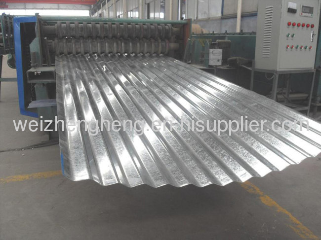 galvanized corrugated steel sheet for roof