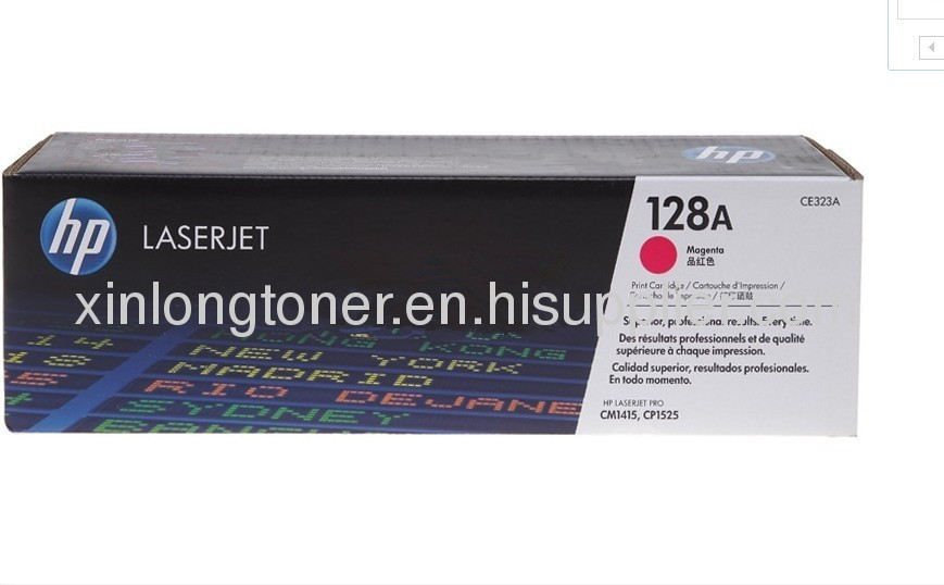 Original HP 128A Magenta Toner Cartridge 