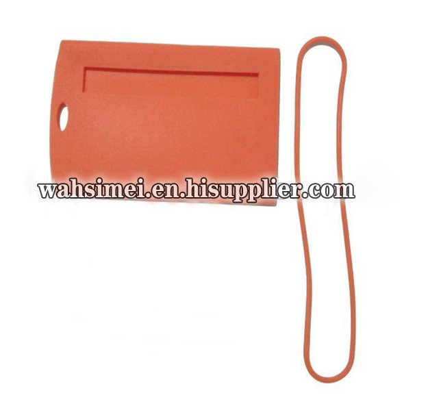 Silicone Name Card Holder for Luggage Bag