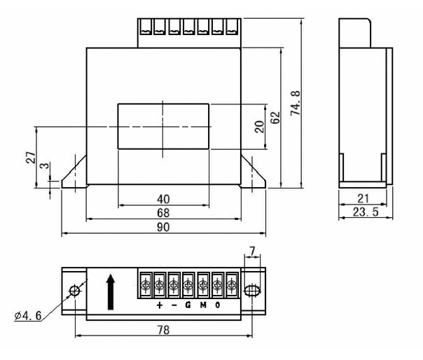 NCA1A-25A Current Transducer 