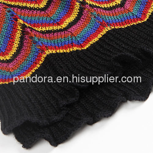 Mori Girl Fashion Bohemia Style Falbala Knitting Scarves Shawls