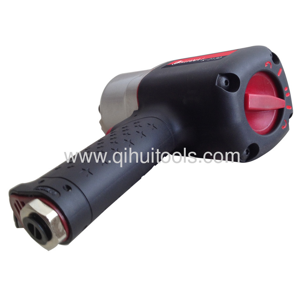 1/2SQ Drive Composite Heavy Duty Air Impact Wrench Twin Hammer Mechanism
