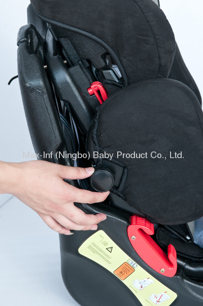 9-36KGS CAR SEAT V8B BLACK RED