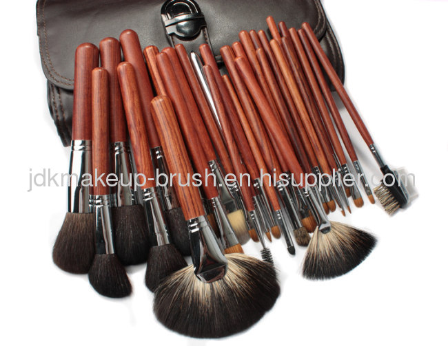 28pcs Professional High Quality animal hair makeup brush set