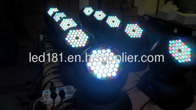 36*1w/3w tricolor RGB Moving Head Wash Light