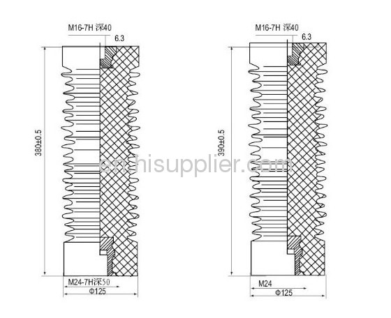 Bus support insulator