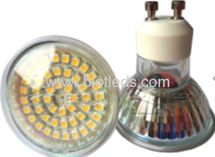 4W GU10 60SMD spot light with cover
