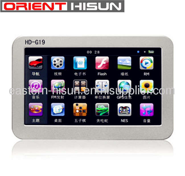 2012 New Design with High Quality G19 7.0 inch High Clear GPS Navigators