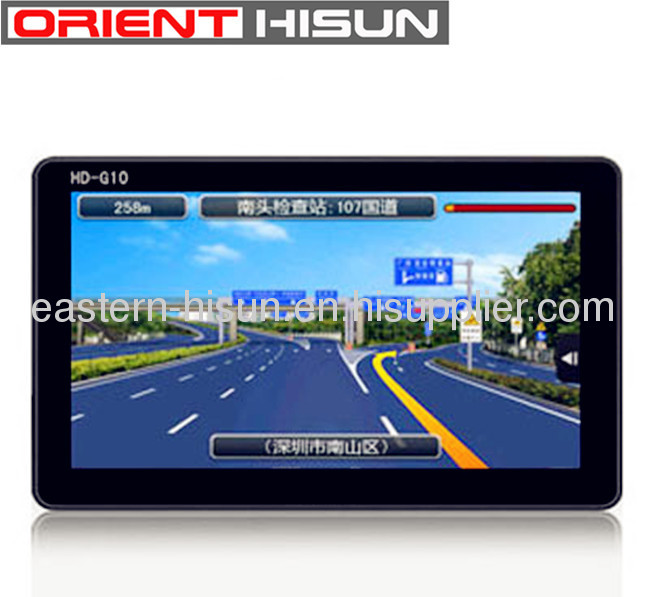 2012 New Design with High Quality G10 7.0 inch GPS Navigators Language Option French