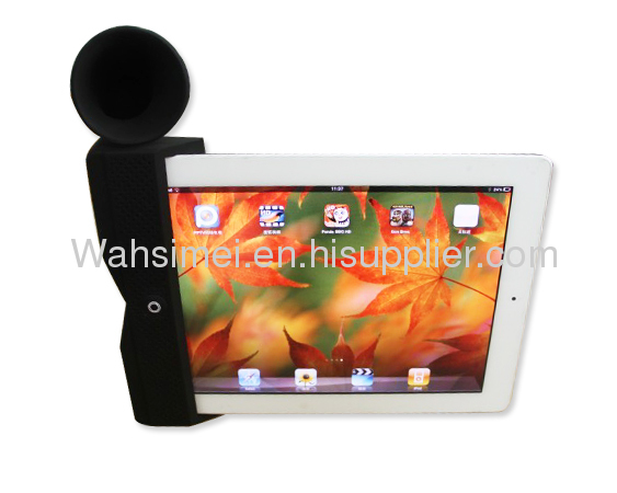 Fashion design silicone ipad horn in exist mold