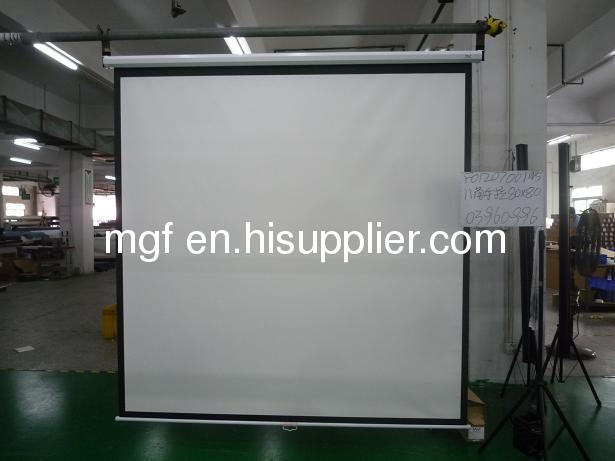 4:3 Manual projection screen with self-locking device