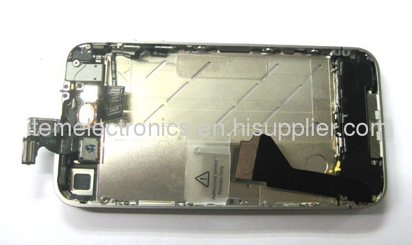 iPhone 4 Complete Screen Assembly with Plate OEM -White