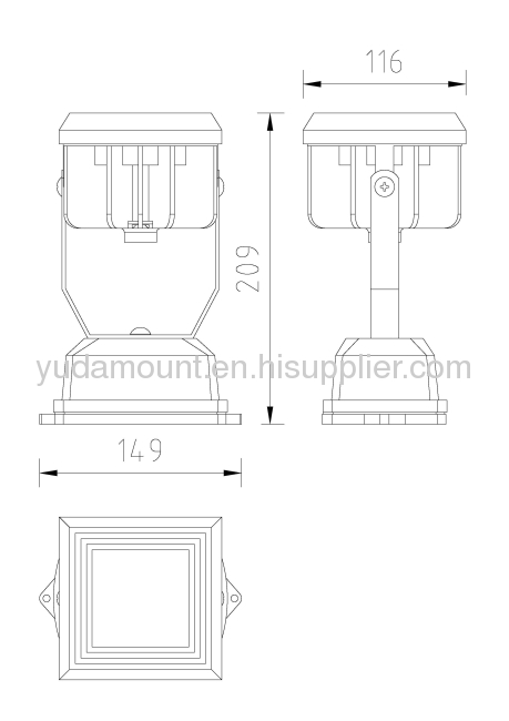 calss i ip 65 outdoor led spot lighting flood series