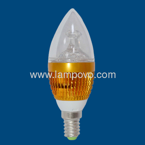 C37 E14 4*1W 5W LED CANDLE BULB