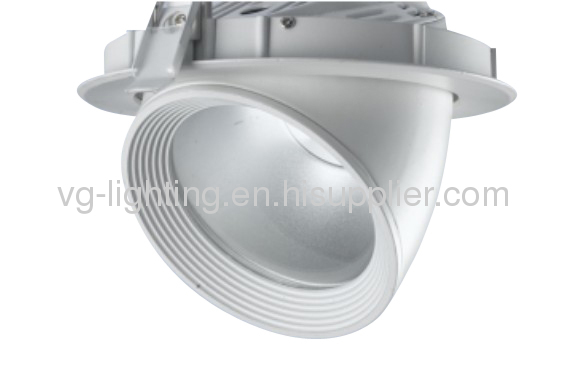white color 8W/10W/20W Aluminium adjustable Round COB LED downlight