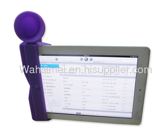 Silicone ipad horn hot speaker for Ipad 