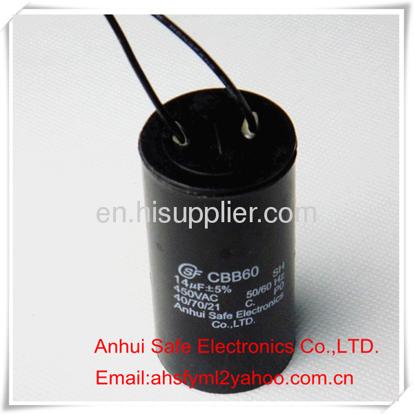 BOPP film CBB60 AC motor run capacitor CBB60 with UL approval