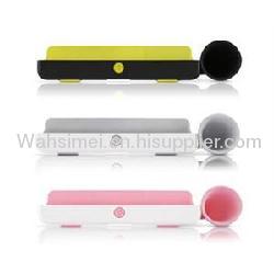 2012 New design silicone horn speaker for iPad 