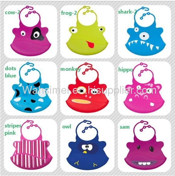 practical 100% Silicone baby bibs