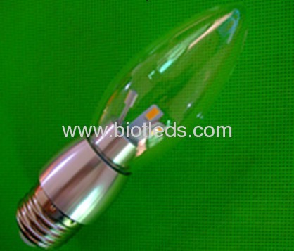 3W E27 6SMD led candle bulb