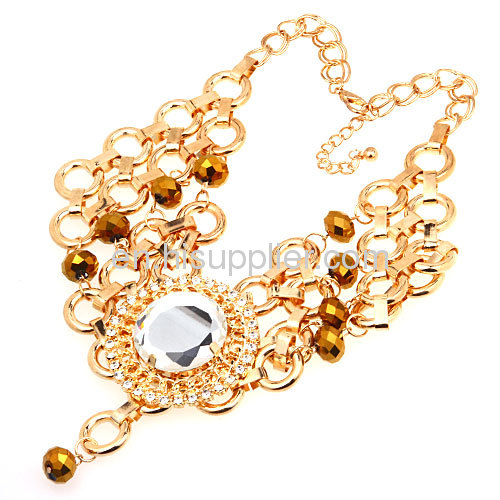 Wholesale Delicate Gold Vintage Style Choker Necklace Costume Jewelry