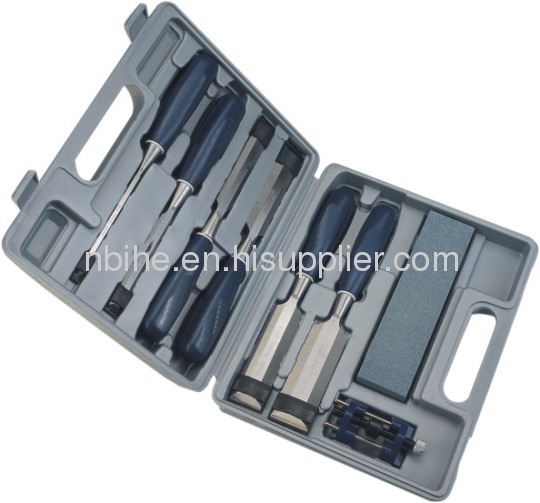 8 Piece expert soft grip wood chisel set