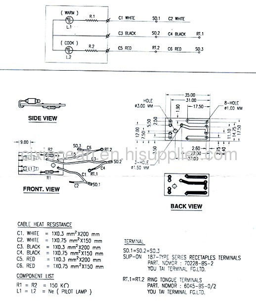 PCB RICK COOKERRICE COOKER PARTS