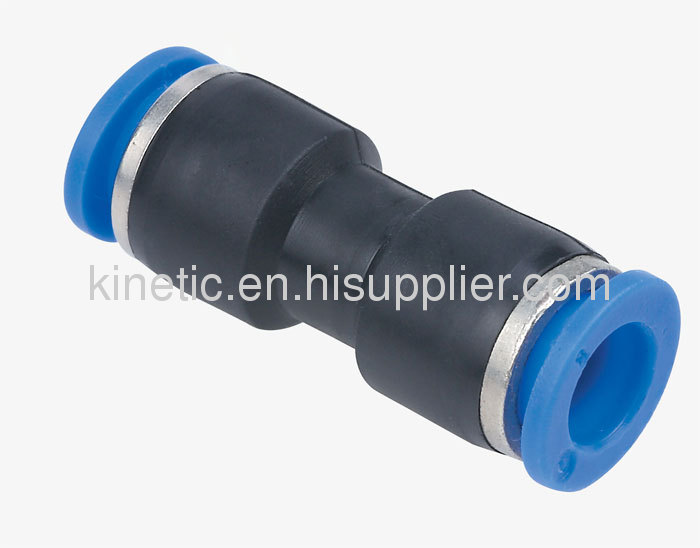 PUC push-in pneumatic fitting union straight connector