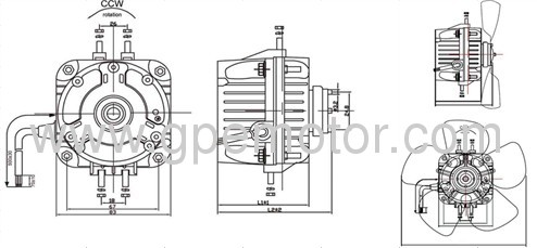 New energy-saving EC Brushless Fan Motor with low noise and speed control for Commercial Ventilation